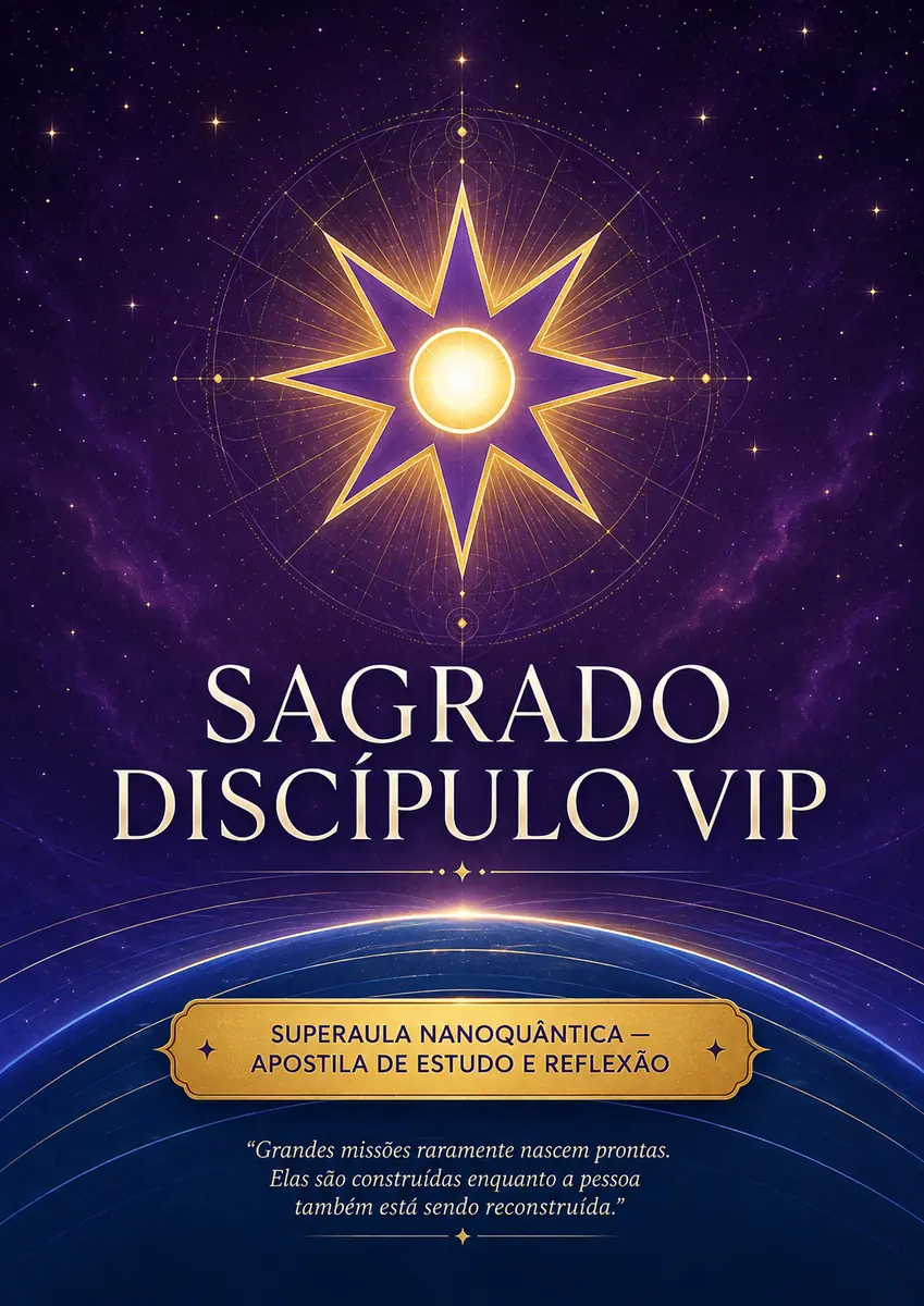 Capa de material do Sagrado Discípulo VIP